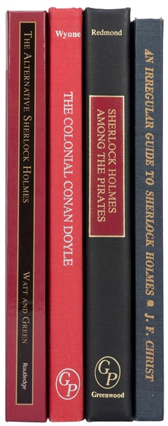  [SHERLOCKIANA]. A group of 4 scholarly first edition books ...