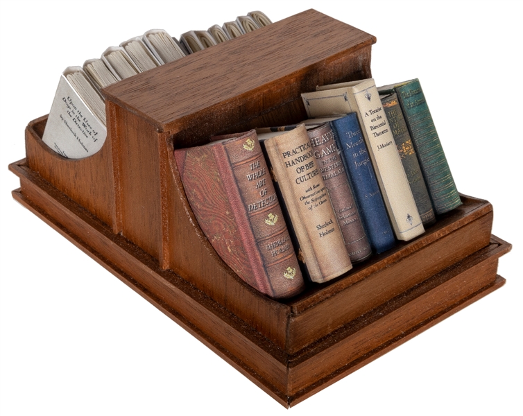  [SHERLOCKIANA]. A group of miniature volumes of books “writ...