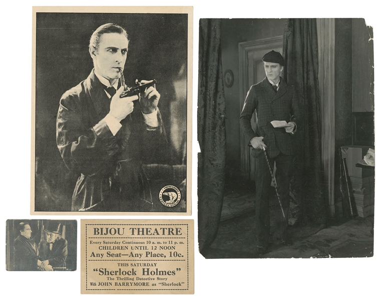  [BARRYMORE, John (1882-1942)]. A group of 4 items related t...