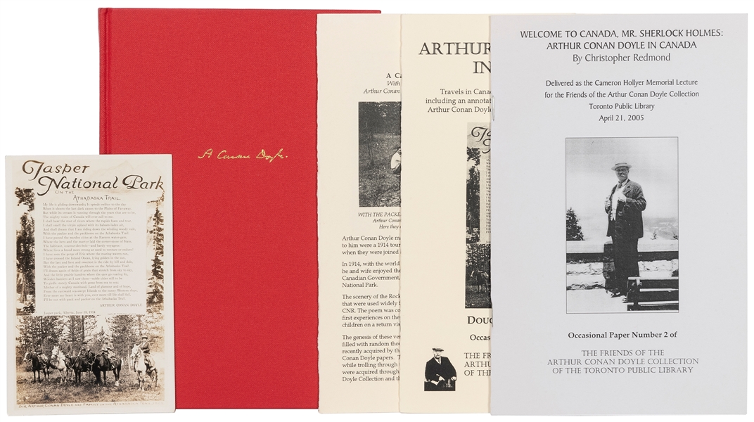  [DOYLE, Arthur Conan (1859-1930)]. A group of 6 items relat...