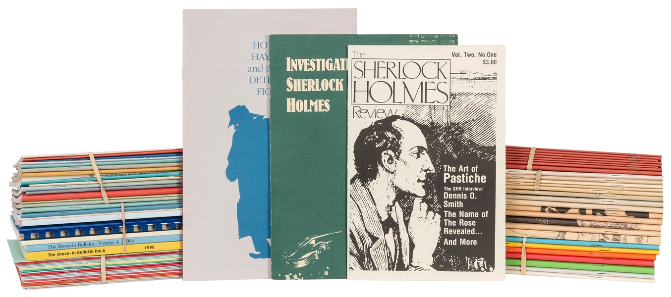  A large group of Sherlockian pamphlets and booklets. [V.p.,...