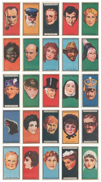  A group of 25 cigarette cards and 12 character stamps. <p>I...