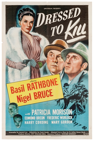  Dressed to Kill. [Hollywood: Universal Pictures, 1946]. Ori...