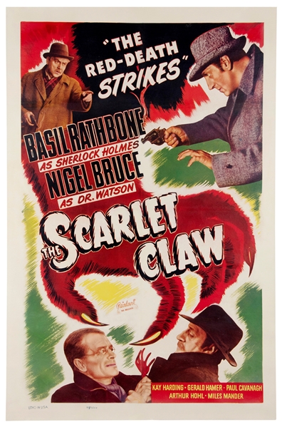  The Scarlet Claw. A Realart Rerelease. [Hollywood: Universa...