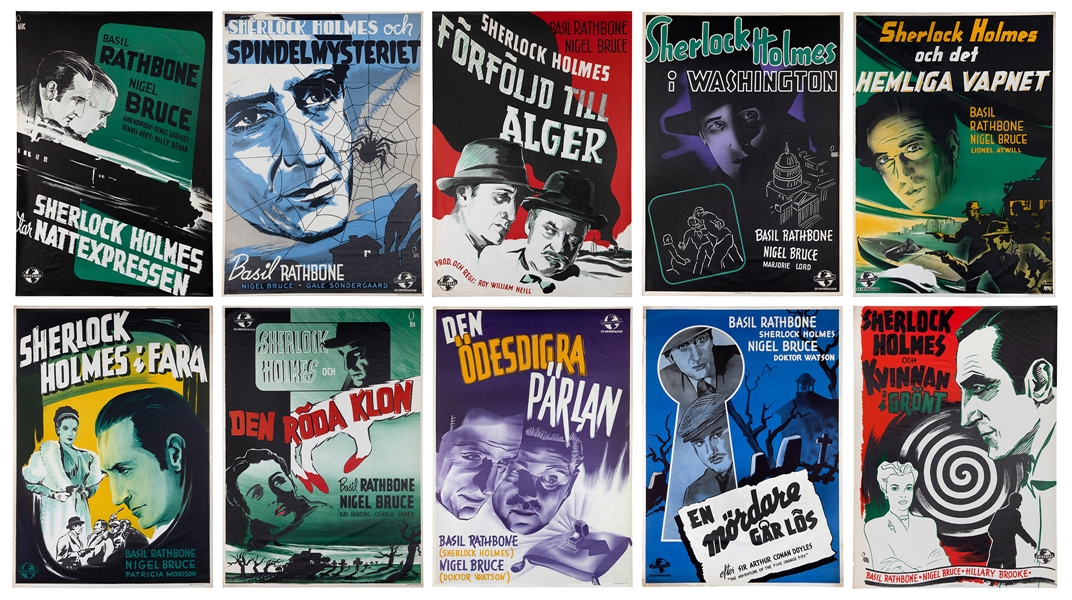  A nearly complete collection of Swedish posters for the Bas...