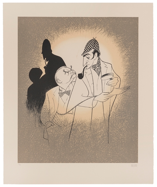  HIRSCHFELD, Al (1903-2003). “The Game’s Afoot”. [New York: ...