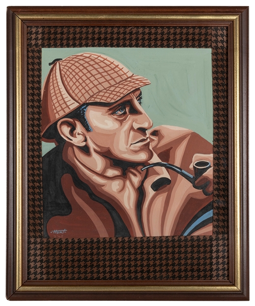  HUNT, Roy V. (1914-1986). Original acrylic portrait of Basi...