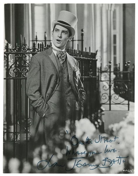  BRETT, Jeremy (1933-1995). My Fair Lady still, inscribed by...