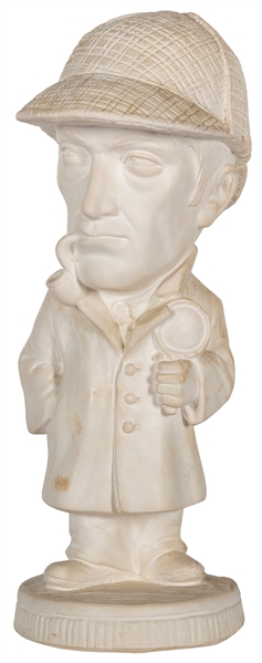  KOSGOSKI, P. Cast plaster sculpture of Sherlock Holmes. [19...