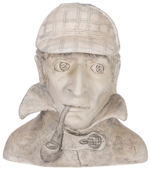  NEWHAUSER, Harrison Thomas (b. 1946). A bust of Sherlock Ho...