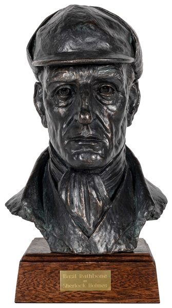  PATERSON, Steve (b. 1967) A bust of Basil Rathbone as Sherl...