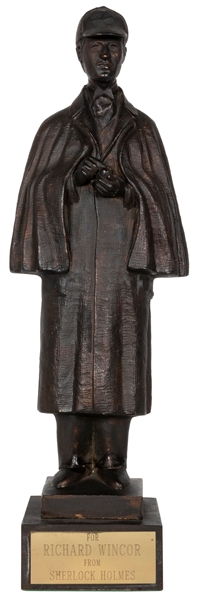  WHITMORE, Luques. Sherlock Holmes statuette [New York: Cand...