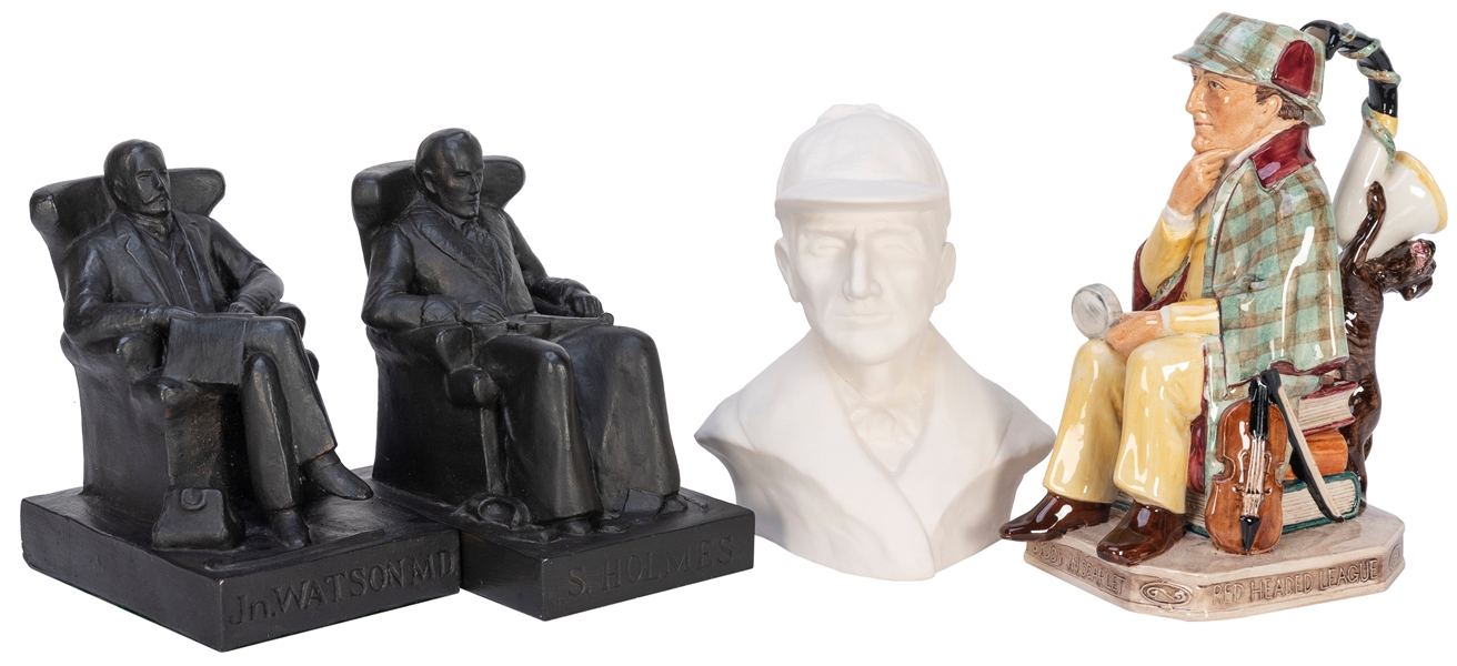  A group of 3 Sherlock Holmes pottery items. Including: The ...