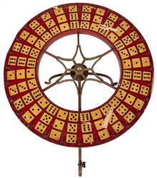  “Big 6” (“Wheel of Fortune”) tabletop gaming wheel. [N.p., ...