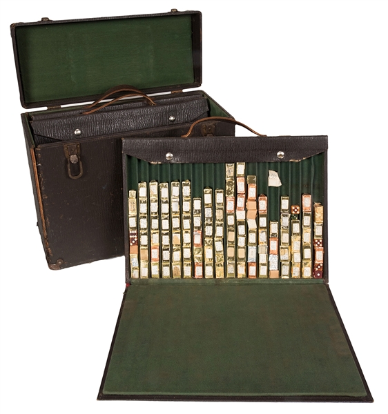  Collection of Gambler’s Crooked Dice. Circa 1960. Suitcase ...