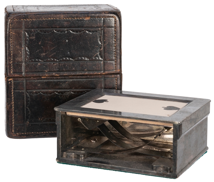  Will & Finck Faro Dealing Box. San Francisco, ca. 1880. Hea...