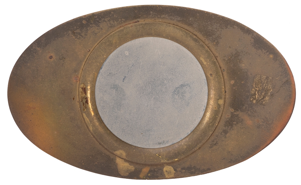  Brass and Mirror Ashtray. P.C.P. Booty, American, Oct. 19, ...