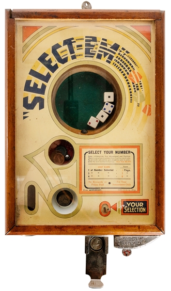  ESCO Select Em 5 Cent Trade Stimulator. Chicago, 1934. Wood...