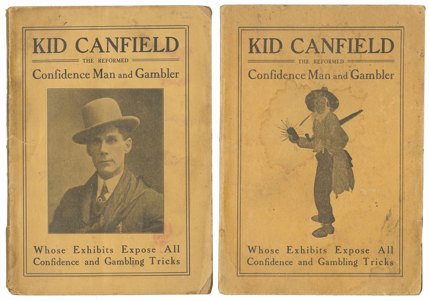  CANFIELD, George “Kid.” (1878-1935). Gambling and Confidenc...