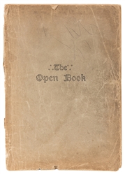  JOHNSON, J. H. The Open Book. Aberdeen, WA: Author, 1926. F...