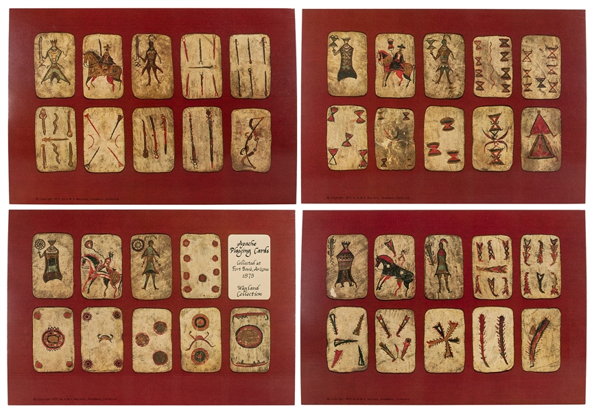  WAYLAND, Virginia. Apache Playing Cards from the Wayland Co...