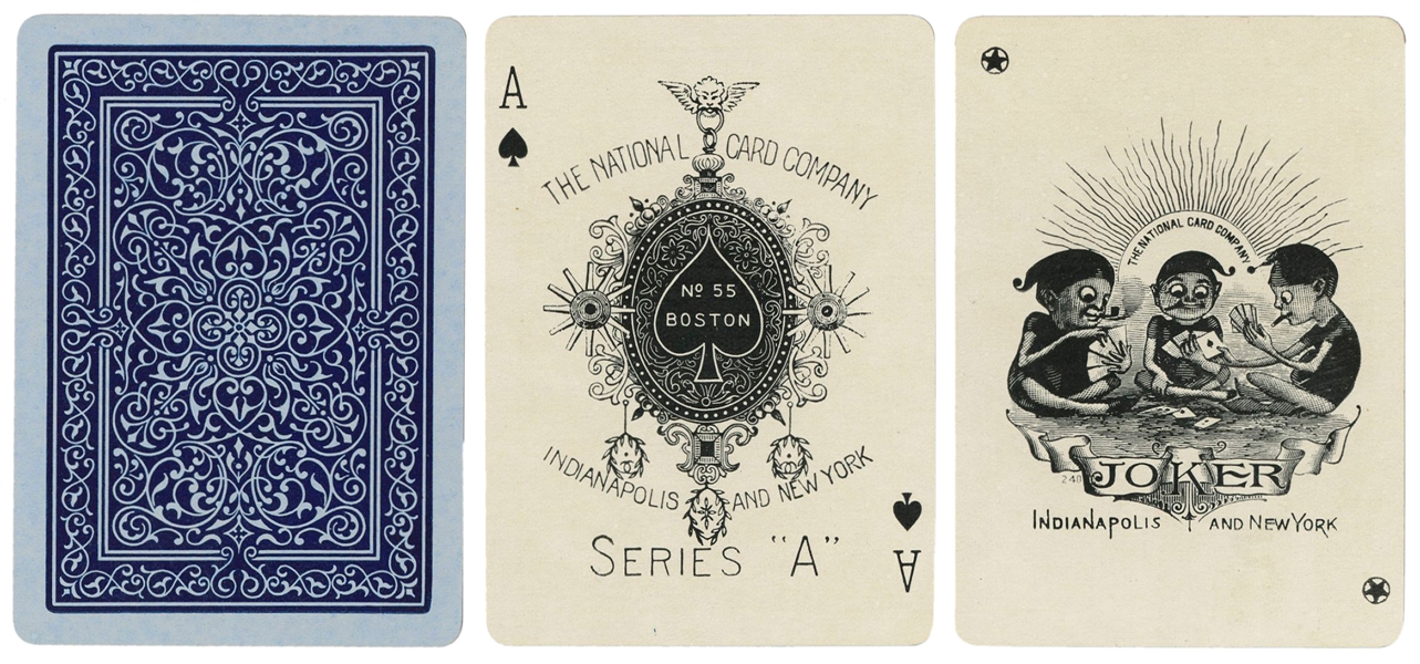  National Card Co. Boston No. 55 Series A Playing Cards. Ind...