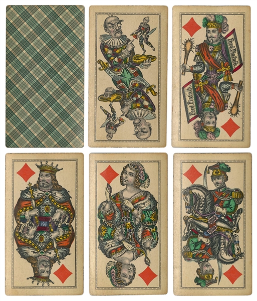  Ferd. Piatnik Industrie und Gluck Tarock Playing Cards. Vie...