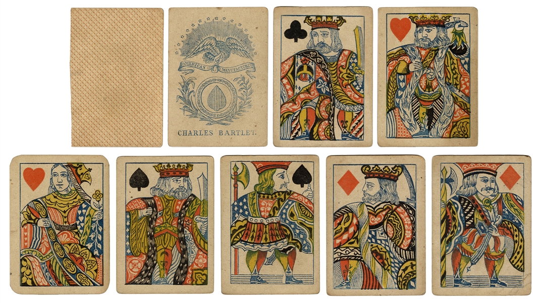  Charles Bartlet American Manufacture Playing Cards. Philade...