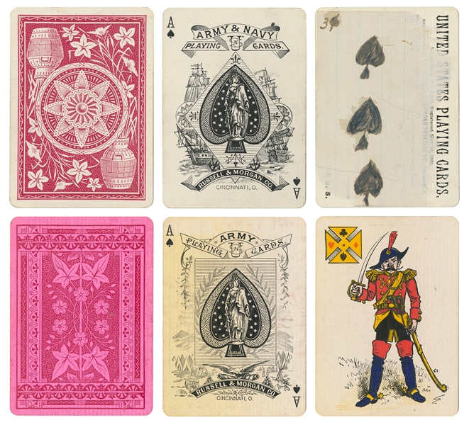  Russell & Morgan Army #303 Playing Cards. Cincinnati, OH, c...