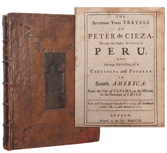  LEÓN, Pedro Cieza de (ca. 1520-1554). The Seventeen Years T...