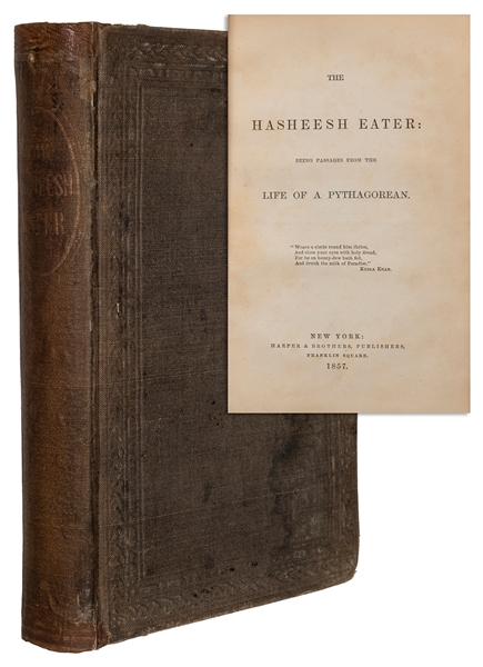  [LUDLOW, Fitz Hugh (1836-1870)]. The Hasheesh Eater: Being ...