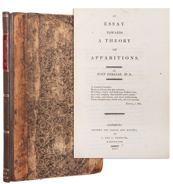  [SPIRITUALISM]. FERRIAR, John (1761-1815). An Essay Towards...