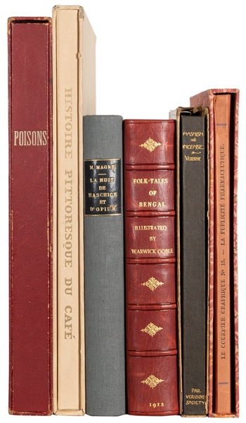  [DRUG ILLUSTRATED BOOKS]. A group of 6 titles, including: <...