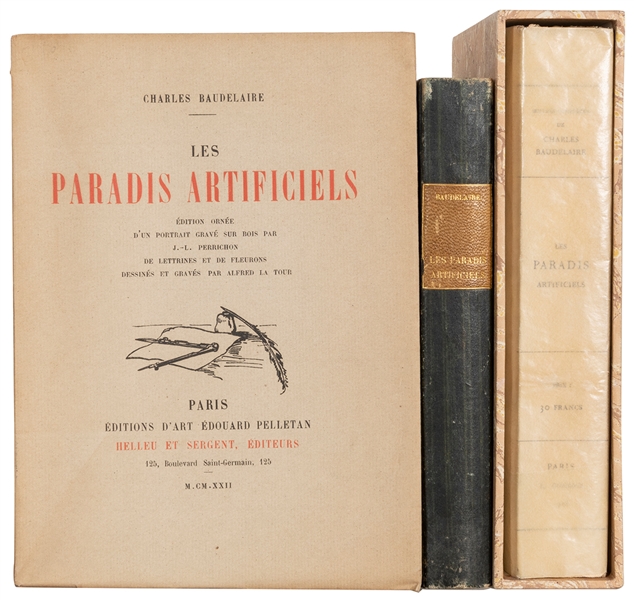  BAUDELAIRE, Charles (1821-1867). A group of 3 editions of “...