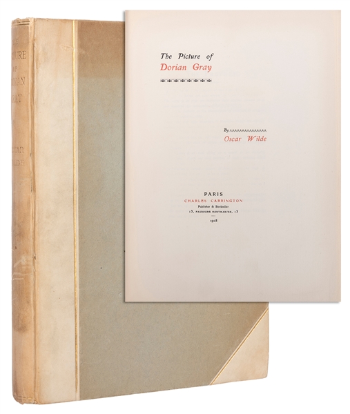  WILDE, Oscar (1854-1900). The Picture of Dorian Gray. Paris...