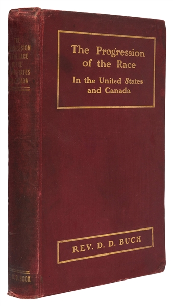  BUCK, D.D., Rev. The Progression of the Race in the United ...