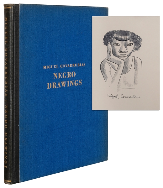  COVARRUBIAS, Miguel (1904–1957). Negro Drawings. Introducti...