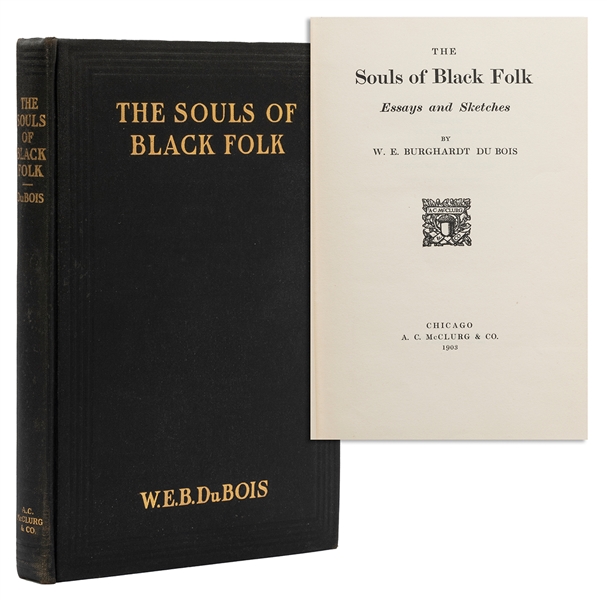  DU BOIS, William Edward Burghardt (1868-1963). The Souls of...