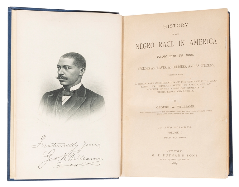  WILLIAMS, George W. (1849-1891). History of the Negro Race ...