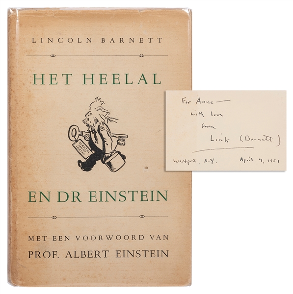  [EINSTEIN, Albert (1879-1955)]. -- BARNETT, Lincoln (1909-1...