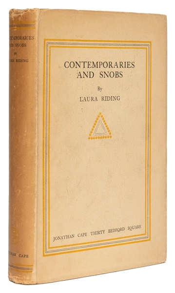  [McMURTRY, Larry (1936-2021), his copy]. RIDING, Laura (190...