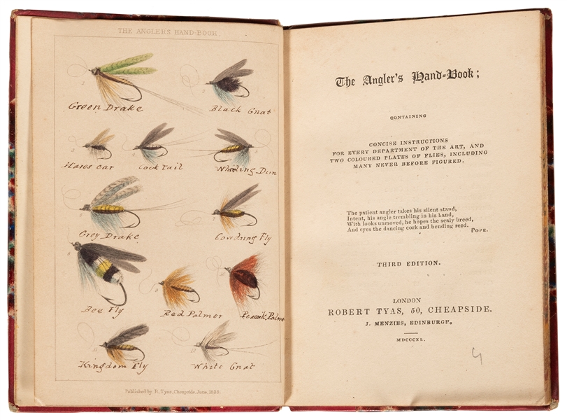  [FLY-FISHING]. The Angler’s Hand-Book… London: Robert Tyas,...