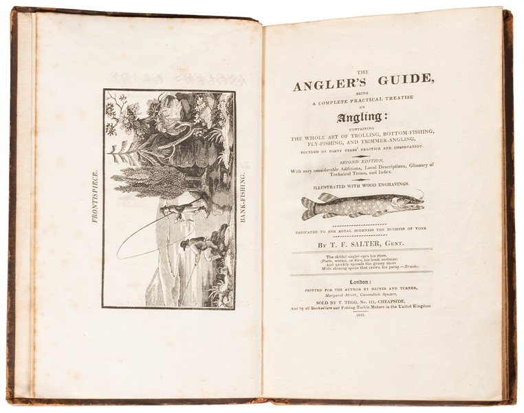  SALTER, Thomas Frederick (c. 1762-1820). The Angler’s Guide...