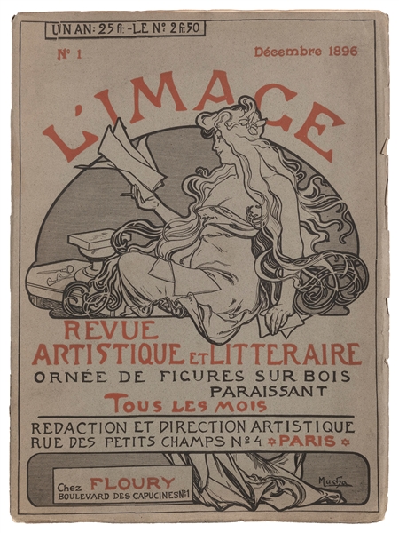  [ART NOUVEAU]. L’Image 1896-1897: Revue Litteraire et Artis...