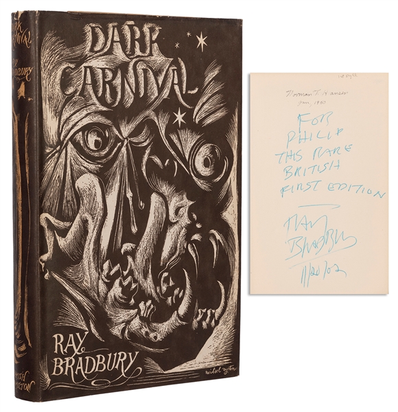  BRADBURY, Ray (1920-2012). Dark Carnival. London: Hamish Ha...