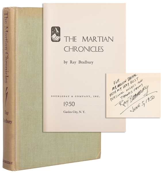  BRADBURY, Ray (1920-2012). The Martian Chronicles. Garden C...