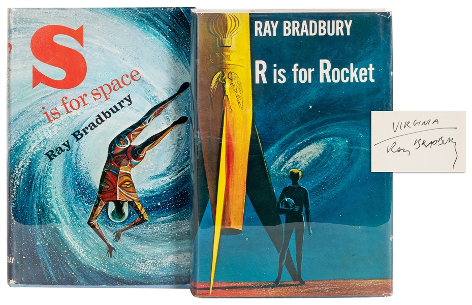  BRADBURY, Ray (1920-2012). S is for Space. Garden City, New...