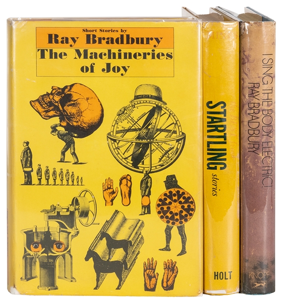  BRADBURY, Ray (1920-2012). A group of 3 signed first editio...