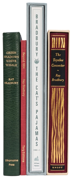  BRADBURY, Ray (1920-2012). A group of 4 signed limited edit...