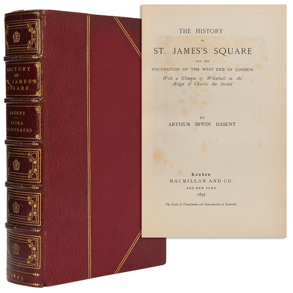  DASENT, Arthur Irwin (1859-1939). The History of St. James’...